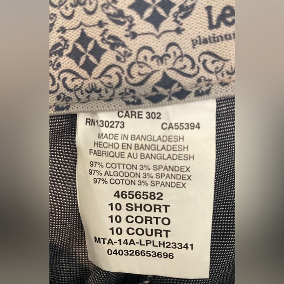 Lee Platinum Collection Women's Black/White Trousers 10 Short - Picture 4 of 9